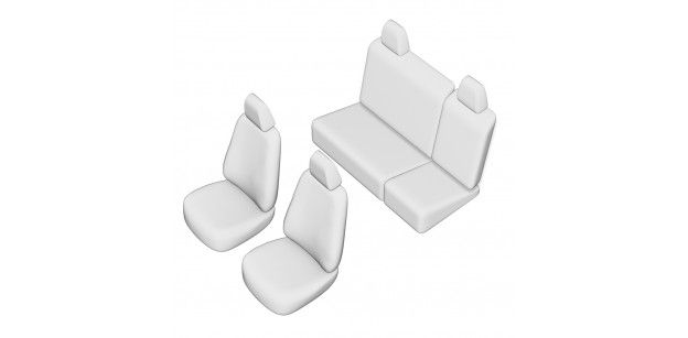 Set Huse Scaun Skoda Fabia 2008-2014, Bancheta Fractionata