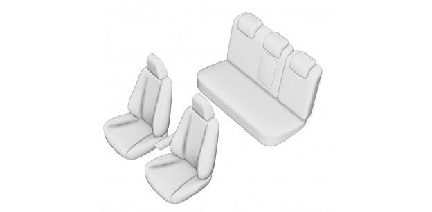 Set Huse Scaun Seat Ateca 2016 ->, Bancheta Fractionata