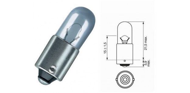 Bec T4W 12V 4W BA9s DAYTIME BOSCH