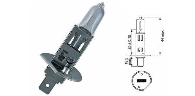 HELLA Bec H1 12V 55W P14,5s