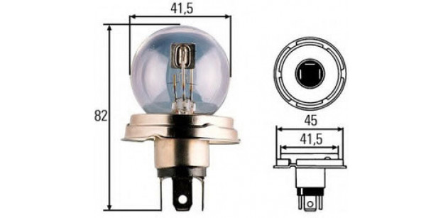 Bec R2 12V 45/40W P45t HELLA