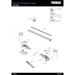 RH Large Protector Thule Wing Bar Edge