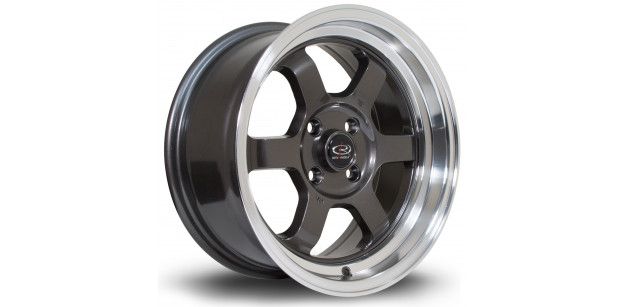 Janta Aliaj Rota Wheels Grid-V R15 7J 4x100 ET20 RLGunmetal