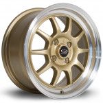 Janta Aliaj Rota Wheels GT3 R15 7J 4x100 ET40 RLGold