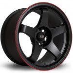 Janta Aliaj Rota Wheels GTR R17 9.5J 5x114.3 ET30 FBlackRLip