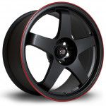 Janta Aliaj Rota Wheels GTR R18 8.5J 5x114.3 ET30 FBlackRLip