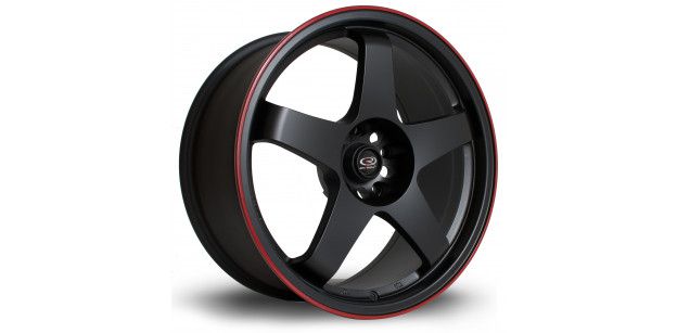 Janta Aliaj Rota Wheels GTR R18 8.5J 5x114.3 ET30 FBlackRLip