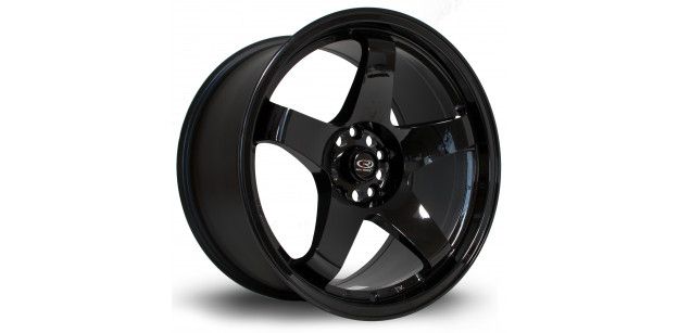 Janta Aliaj Rota Wheels GTR R18 9.5J 5x114.3 ET30 Black