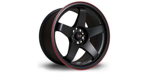 Janta Aliaj Rota Wheels GTR R18 9.5J 5x114.3 ET30 FBlackRLip