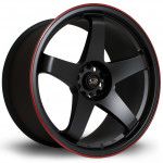 Janta Aliaj Rota Wheels GTR R19 10J 5x114.3 ET20 FBlackRLip