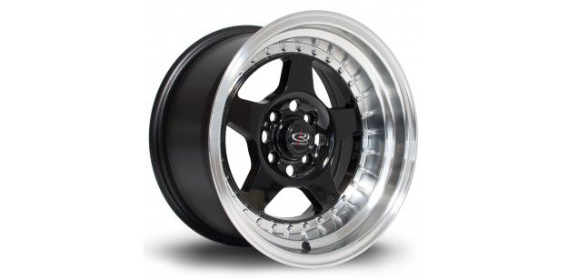 Janta Aliaj Rota Wheels Kyusha R15 8J 4x100 ET0 RLBlack