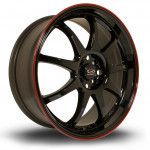 Janta Aliaj Rota Wheels P1 R18 7.5J 4x100 ET45 BlackRLip