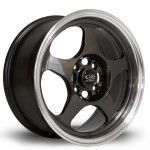 Janta Aliaj Rota Wheels Slip R15 7J 4x100 ET40 RLGunmetal