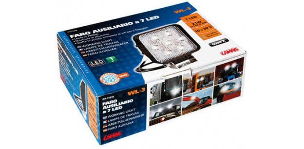 SQUARE LED WORK LIGHT,7LED 21W